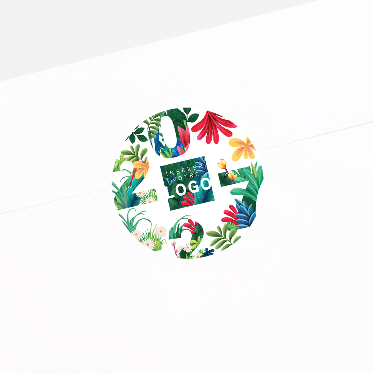 Horizon Verdoyant | Vœux professionnels • Sticker • Rond photo N° 2