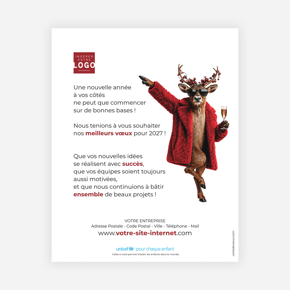 L’Audace en Fête | Vœux professionnels • Carte virtuelle • eCard Image photo N° 1