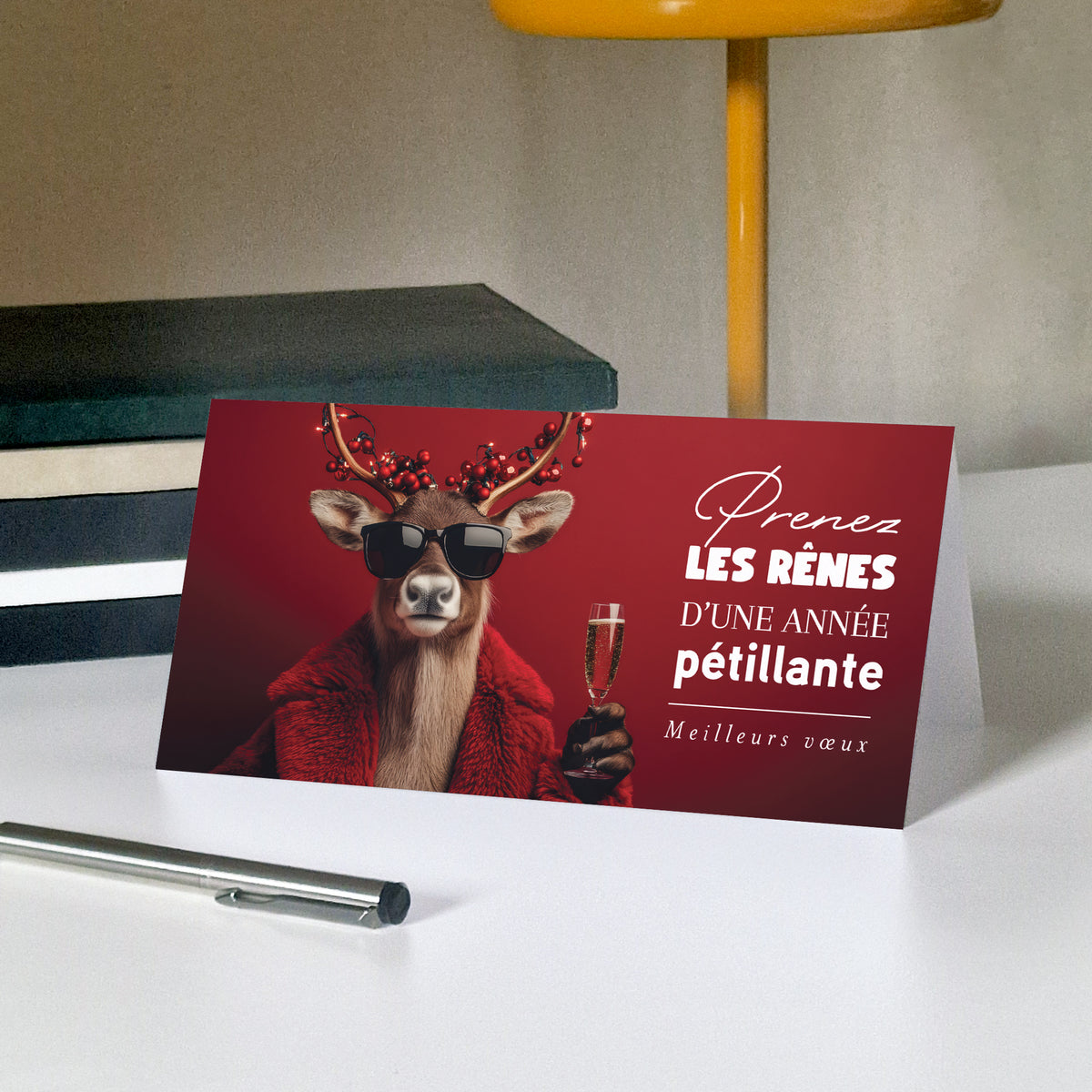 L’Audace en Fête | Vœux professionnels • Carte de voeux • Panoramique pliable photo N° 5