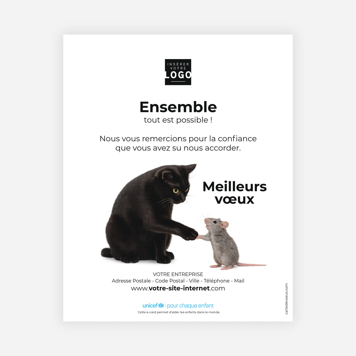 Œil sur l’Avenir | Vœux professionnels • Carte virtuelle • eCard Image photo N° 1
