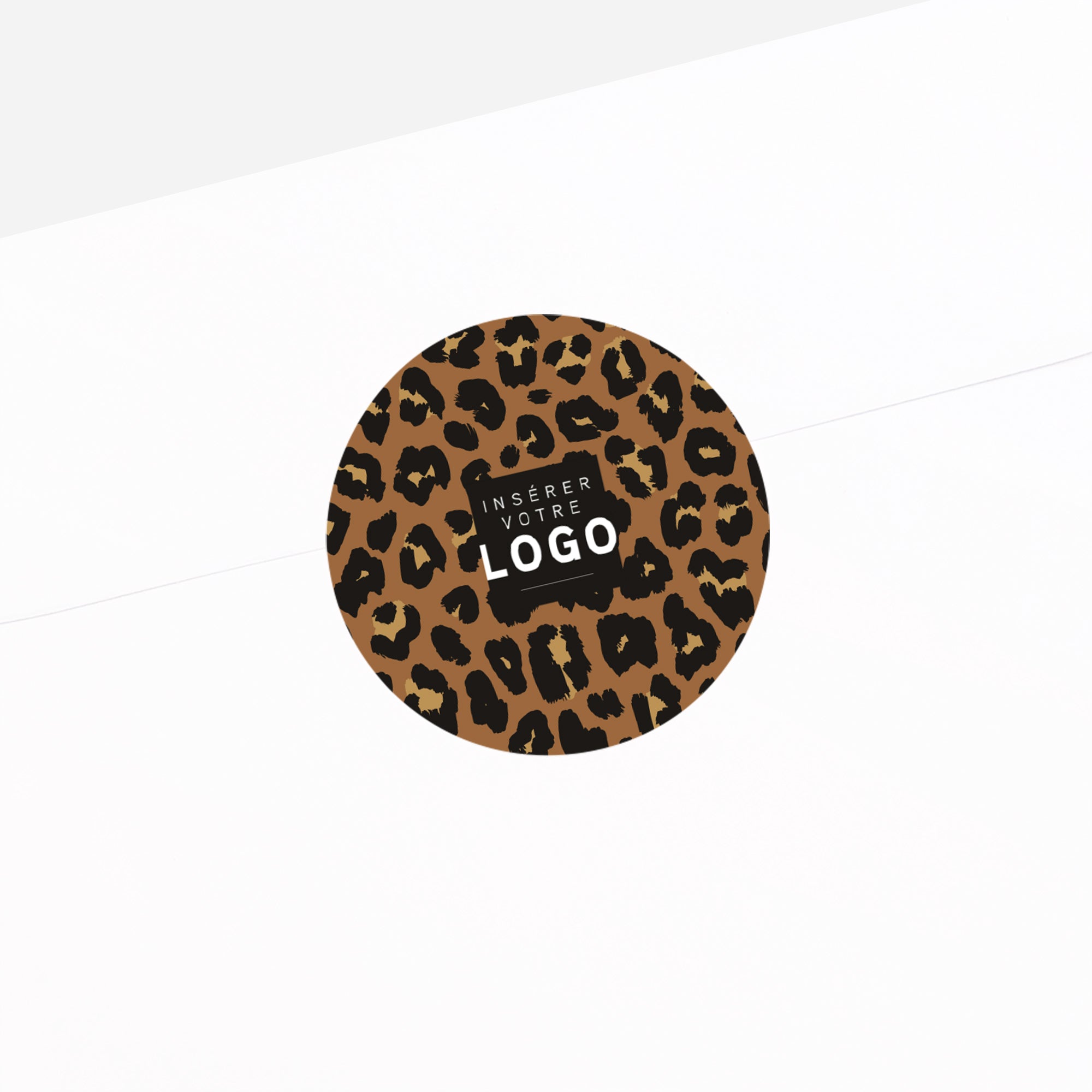 Style Sauvage | Vœux professionnels • Sticker • Rond photo N° 2