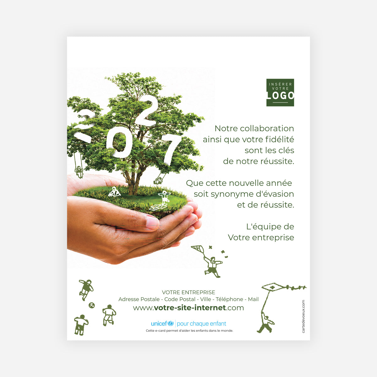 Arbre d’Espérance | Vœux professionnels • Carte virtuelle • eCard Image photo N° 1