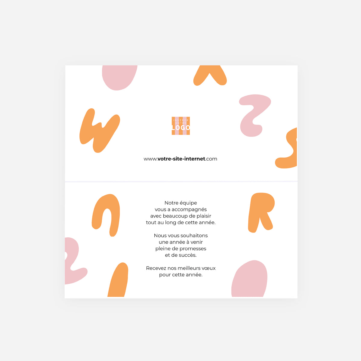 Vœux vitaminés | Vœux professionnels • Carte de voeux • Panoramique pliable photo N° 2