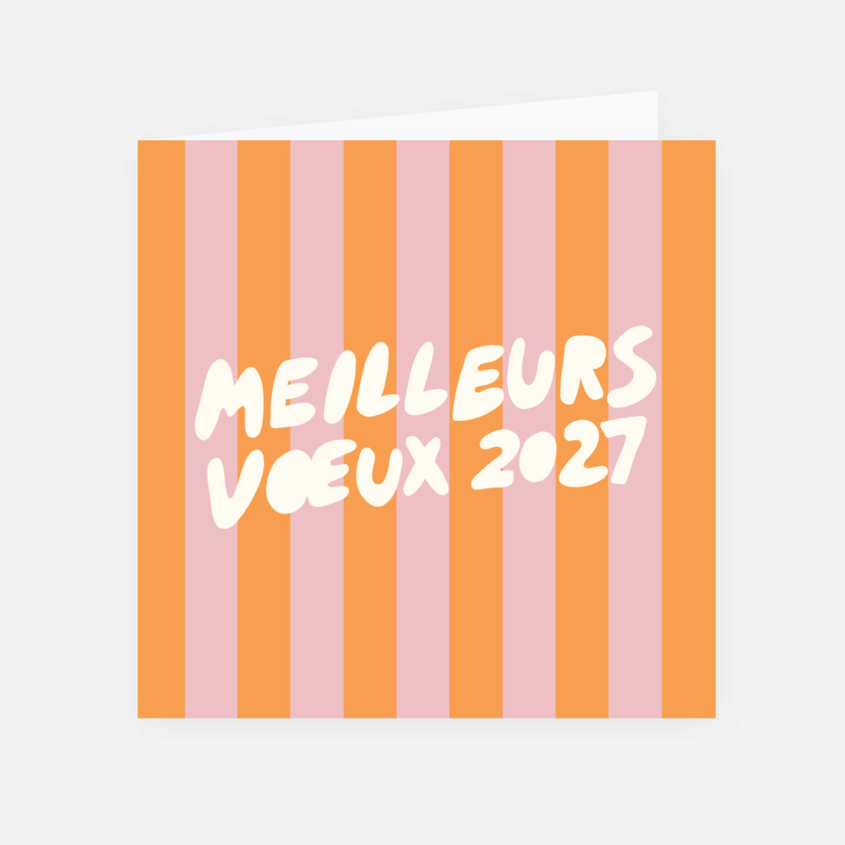 Vœux vitaminés | Vœux professionnels • Carte de voeux • Carrée pliable photo N° 1