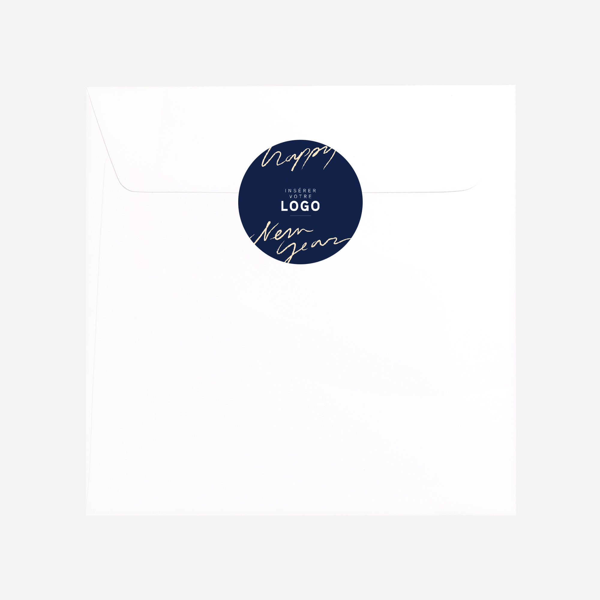 Geste Manuscrit | Vœux professionnels • Sticker • Rond photo N° 3