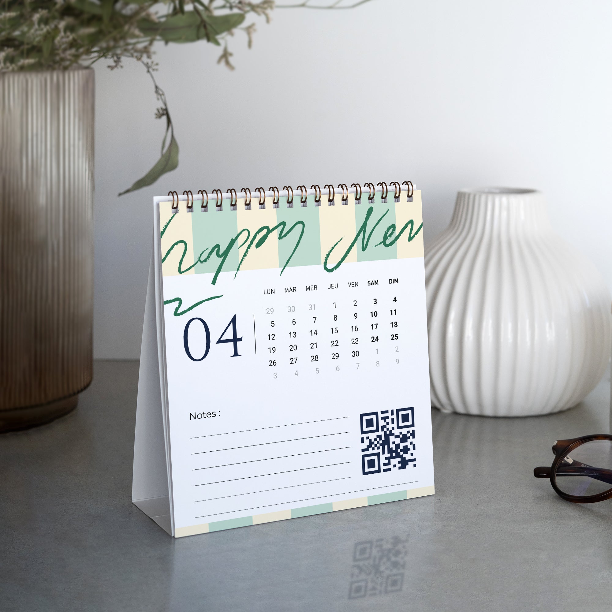 Geste doux | Vœux professionnels • Calendrier professionnel • Chevalet photo N° 2