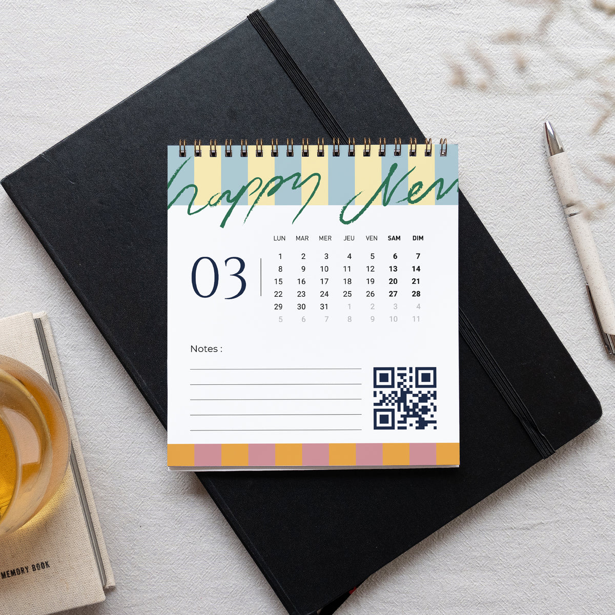Geste doux | Vœux professionnels • Calendrier professionnel • Chevalet photo N° 3