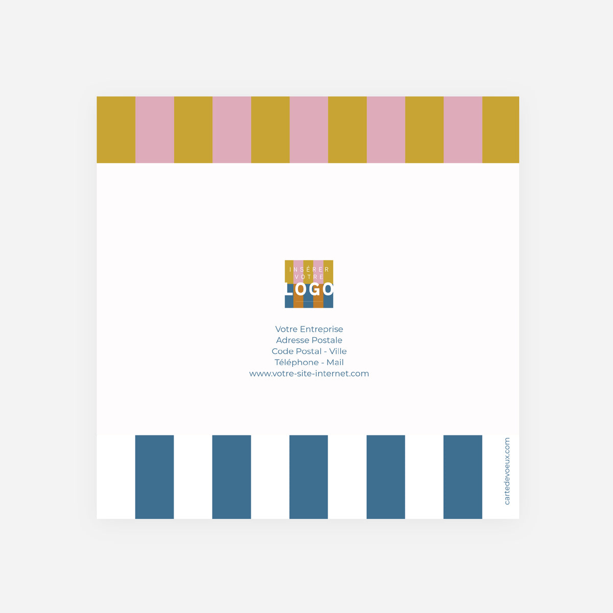 Imaginer, rassembler, avancer | Vœux professionnels • Carte de voeux • Carrée pliable photo N° 3