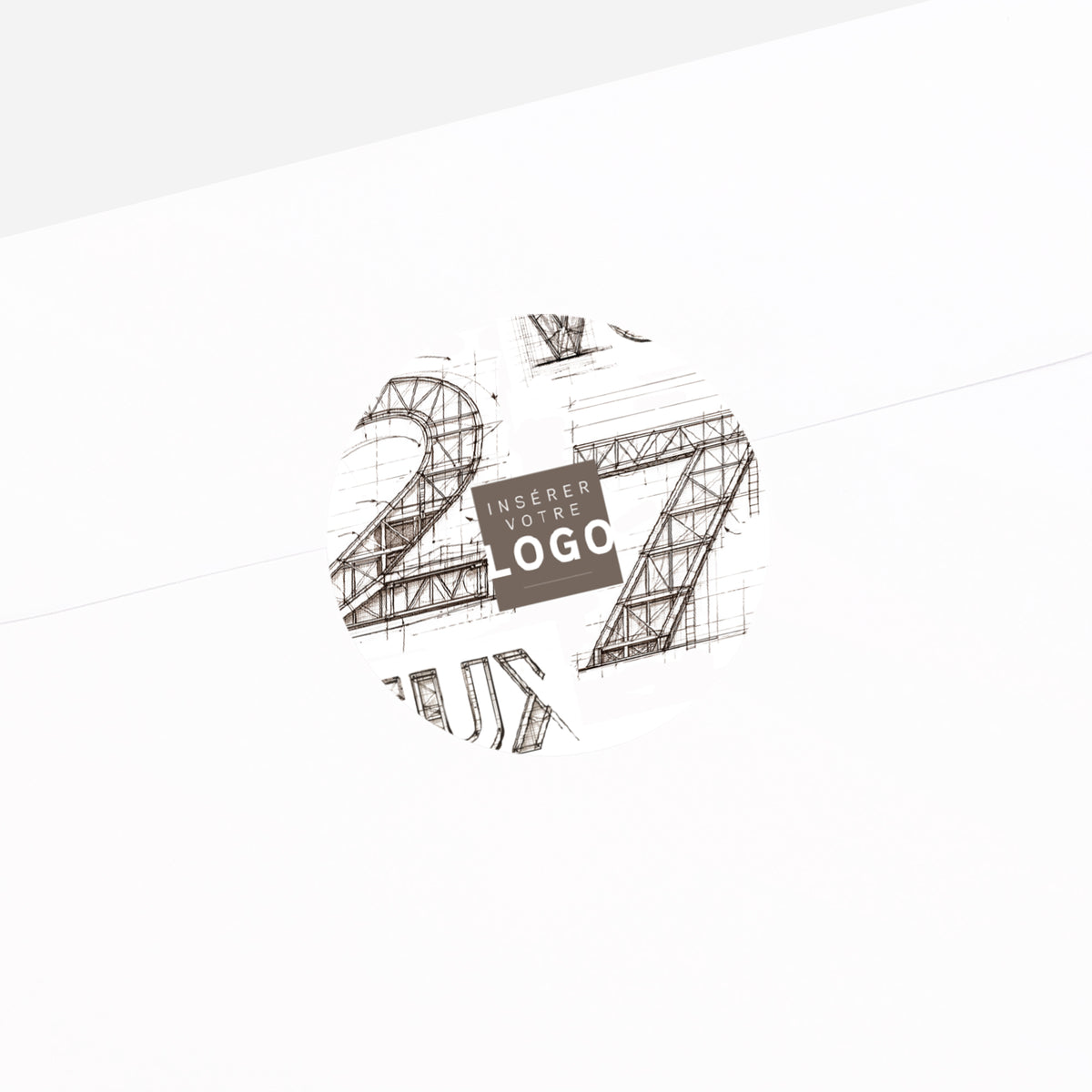 Construire Demain | Vœux professionnels • Sticker • Rond photo N° 2