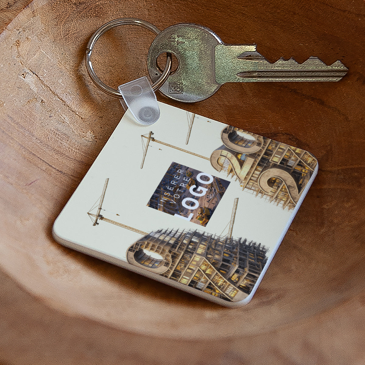 L'Avenir prend forme | Cadeau entreprise • Porte-clés • Carré photo N° 1