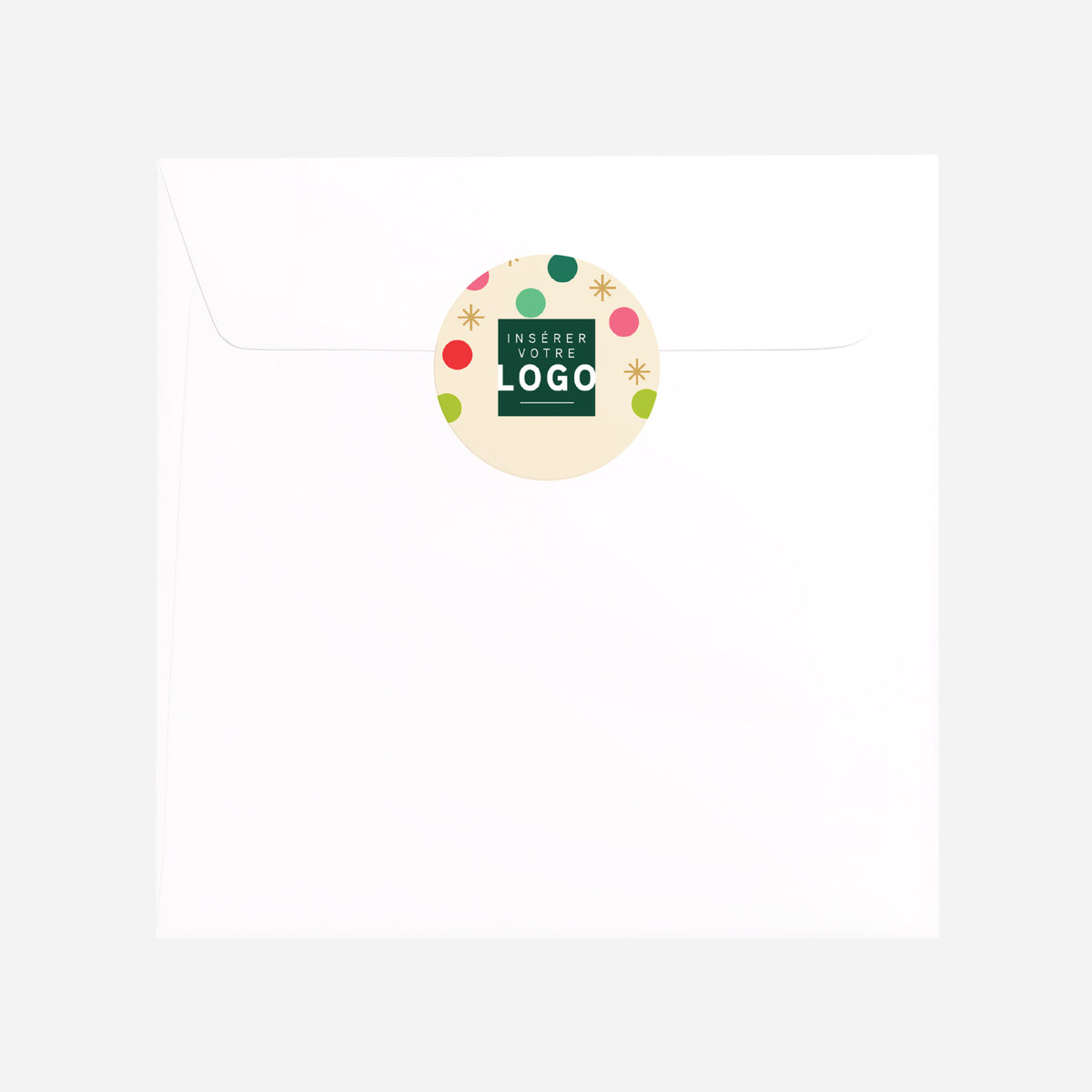 Confettis de Vœux | Vœux professionnels • Sticker • Rond photo N° 3
