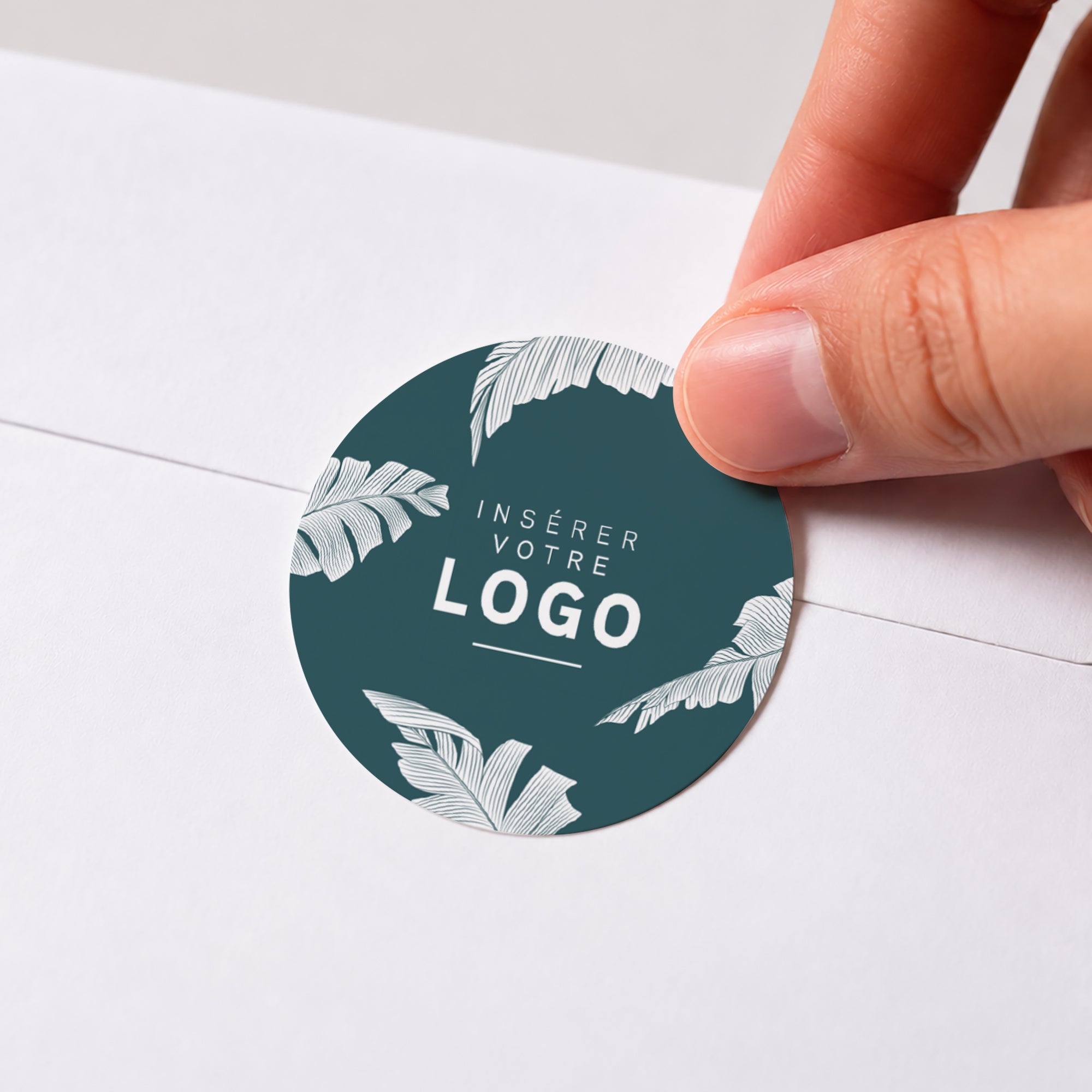 Horizon Végétal | Vœux professionnels • Sticker • Rond photo N° 1