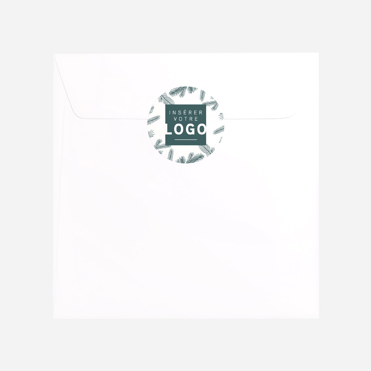 Écrin Végétal Vert | Vœux professionnels • Sticker • Rond photo N° 3