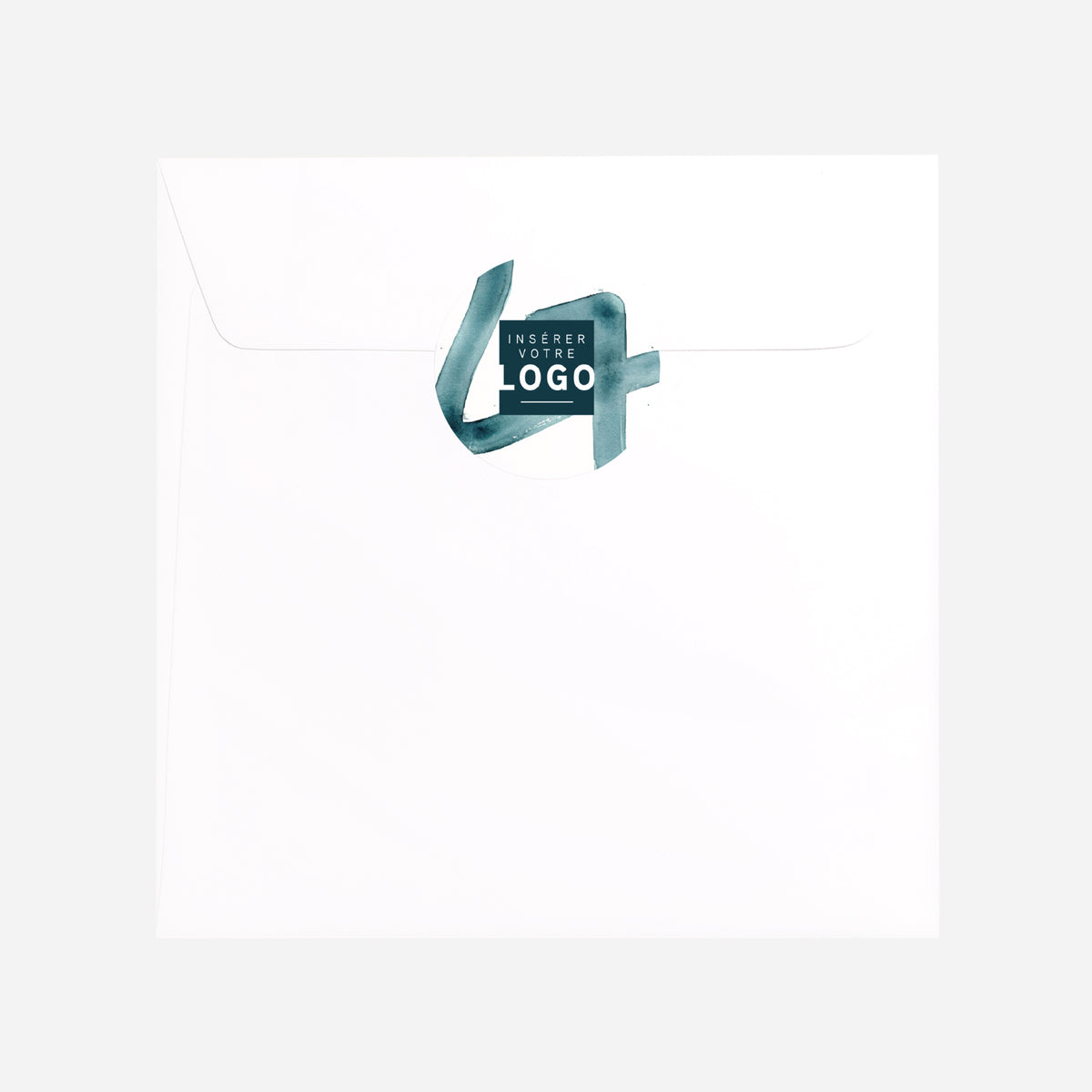 Aquarelle d’Hiver | Vœux professionnels • Sticker • Rond photo N° 3