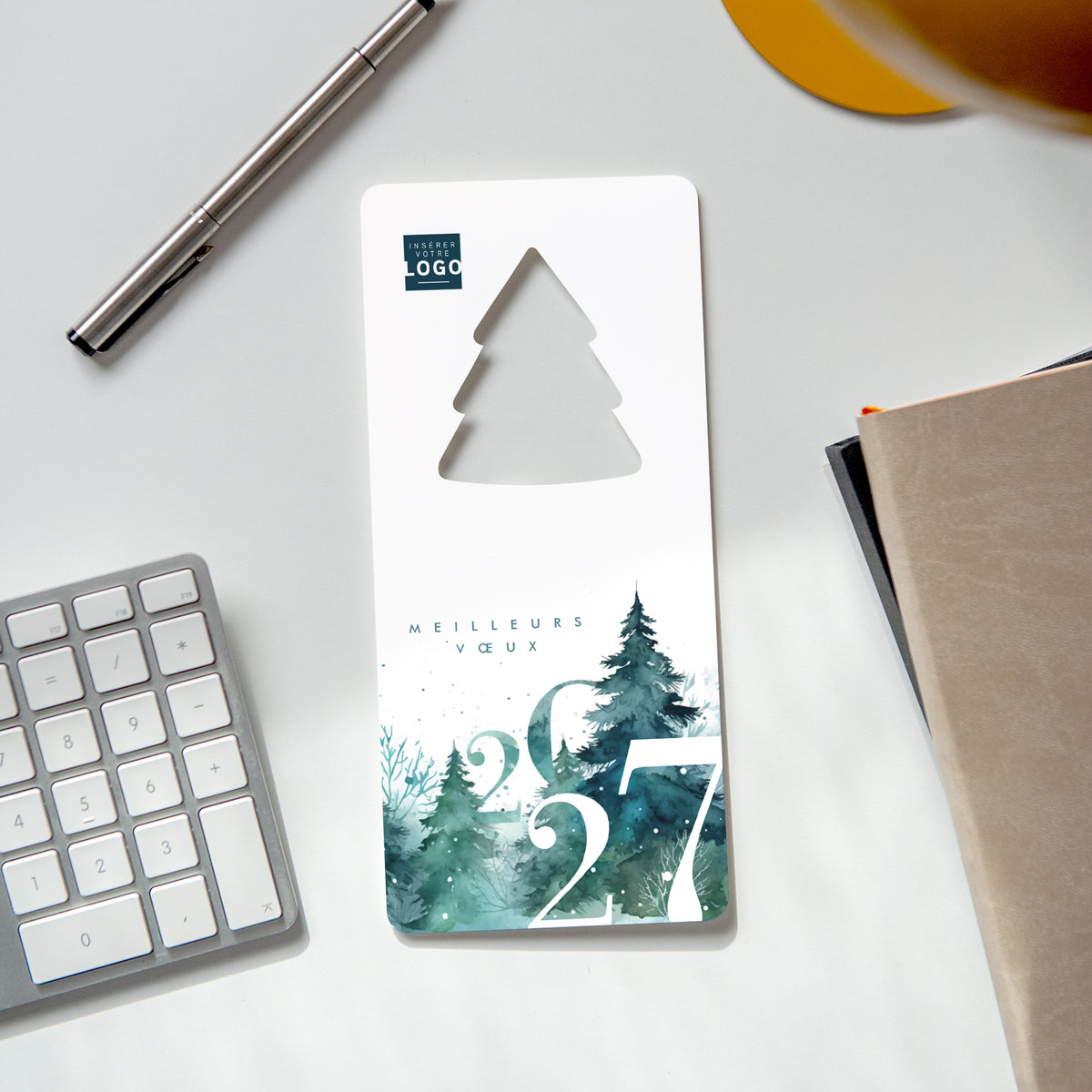Brume Forestière | Vœux professionnels • Carte de voeux • Sapin découpé photo N° 4