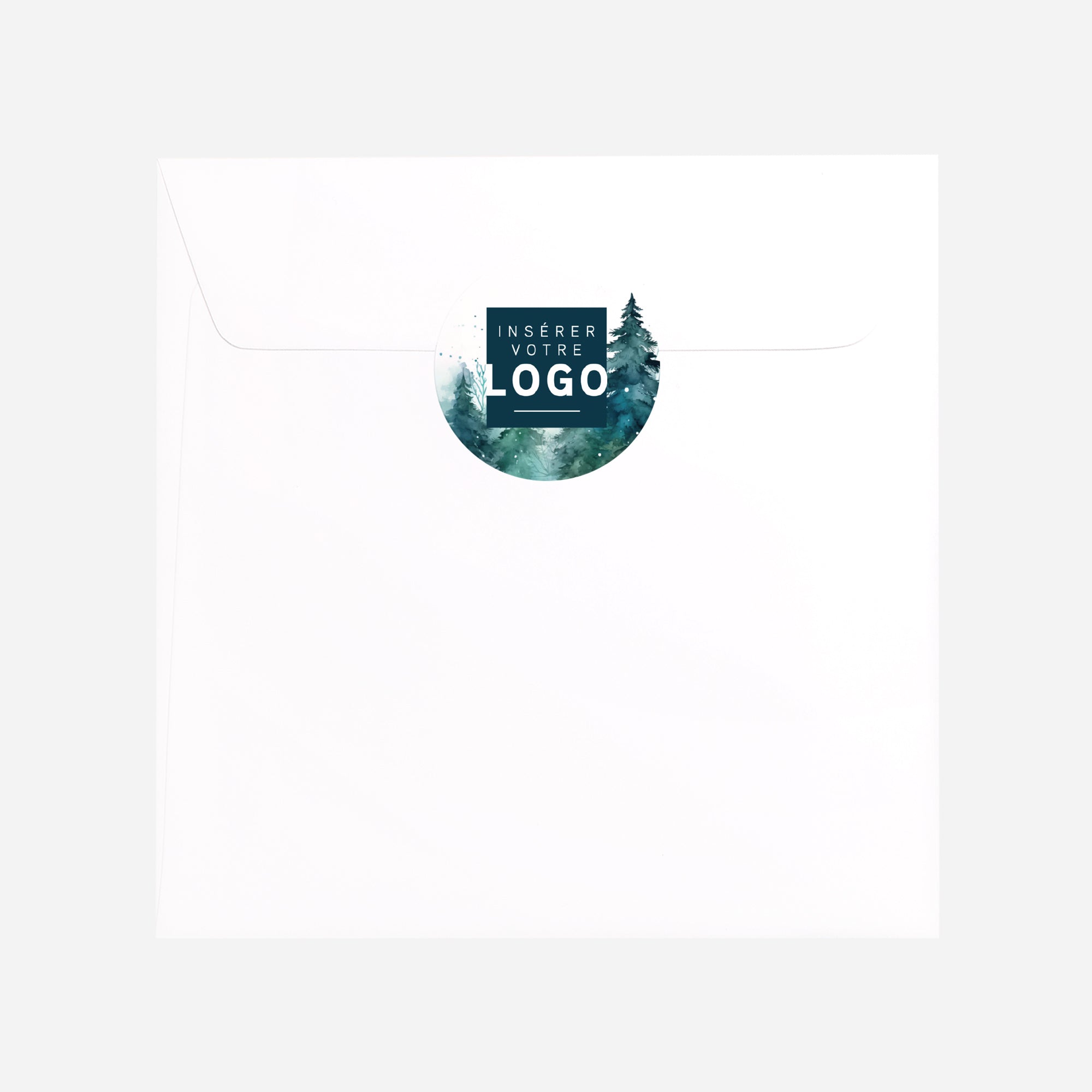 Brume Forestière | Vœux professionnels • Sticker • Rond photo N° 3