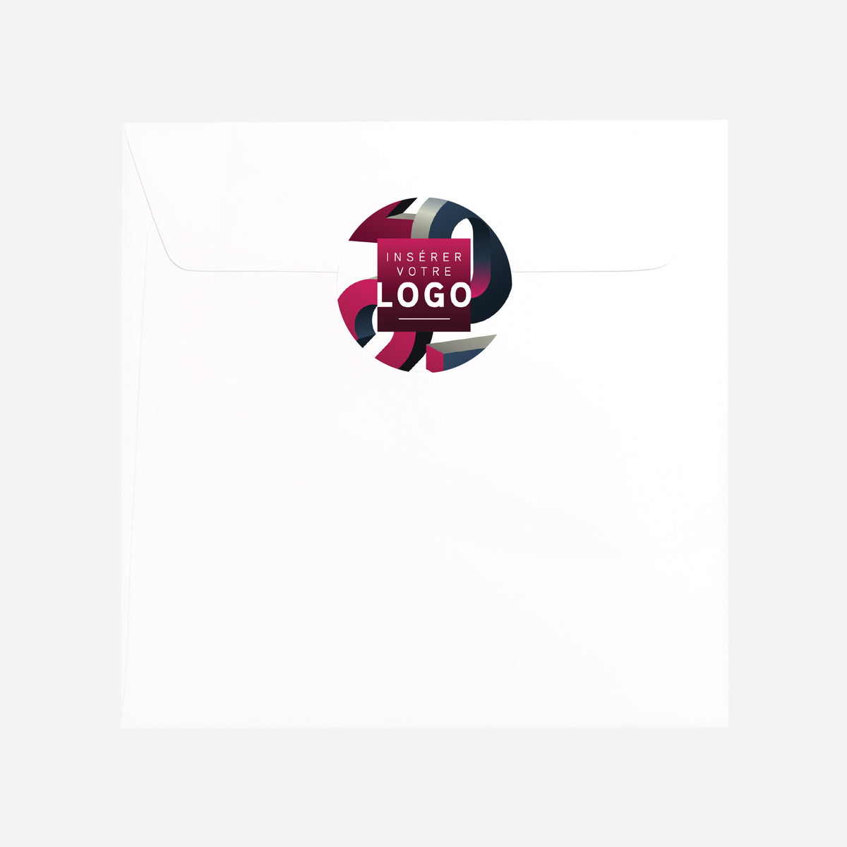 Allure 3D | Vœux professionnels • Sticker • Rond photo N° 3