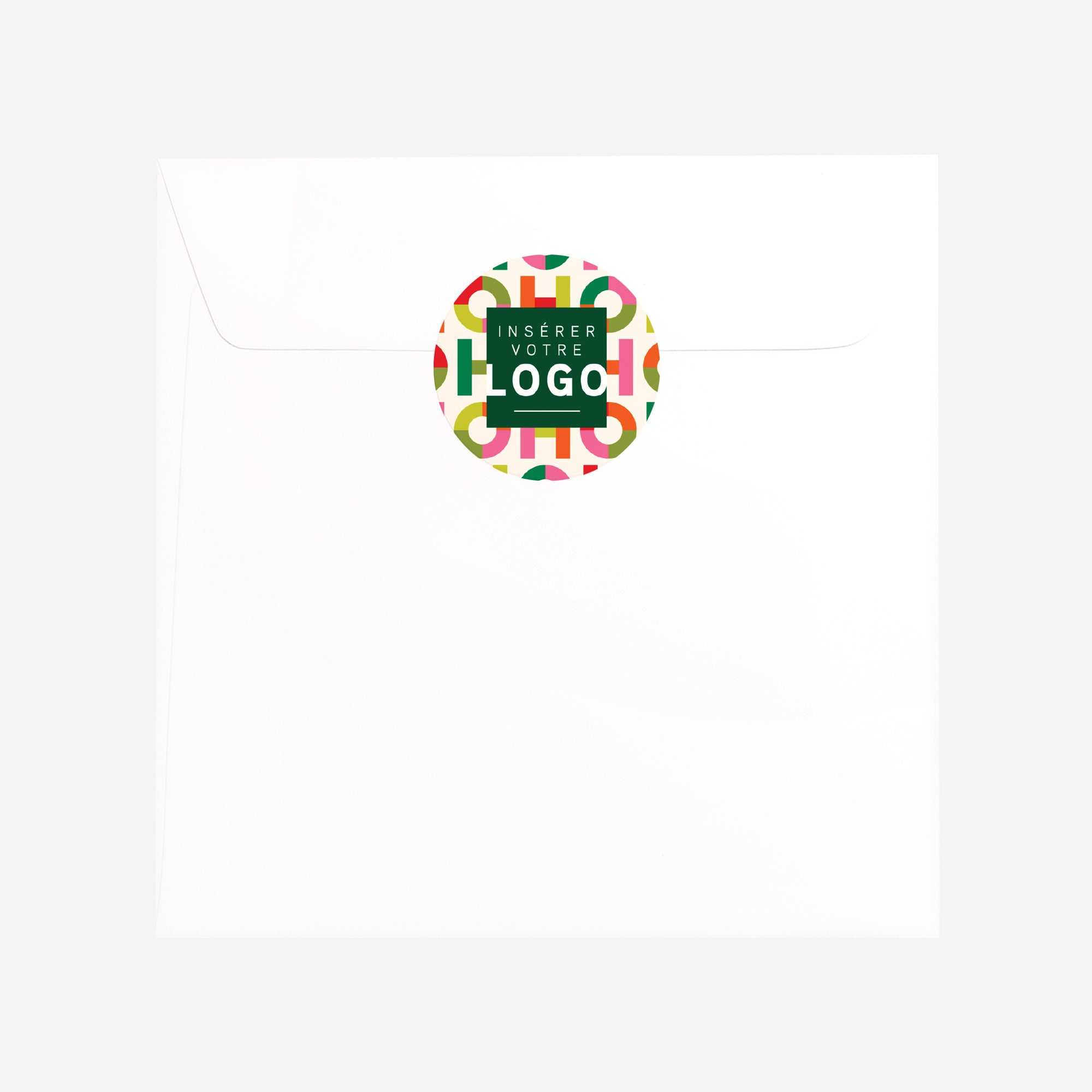 Typo Pop | Vœux professionnels • Sticker • Rond photo N° 3