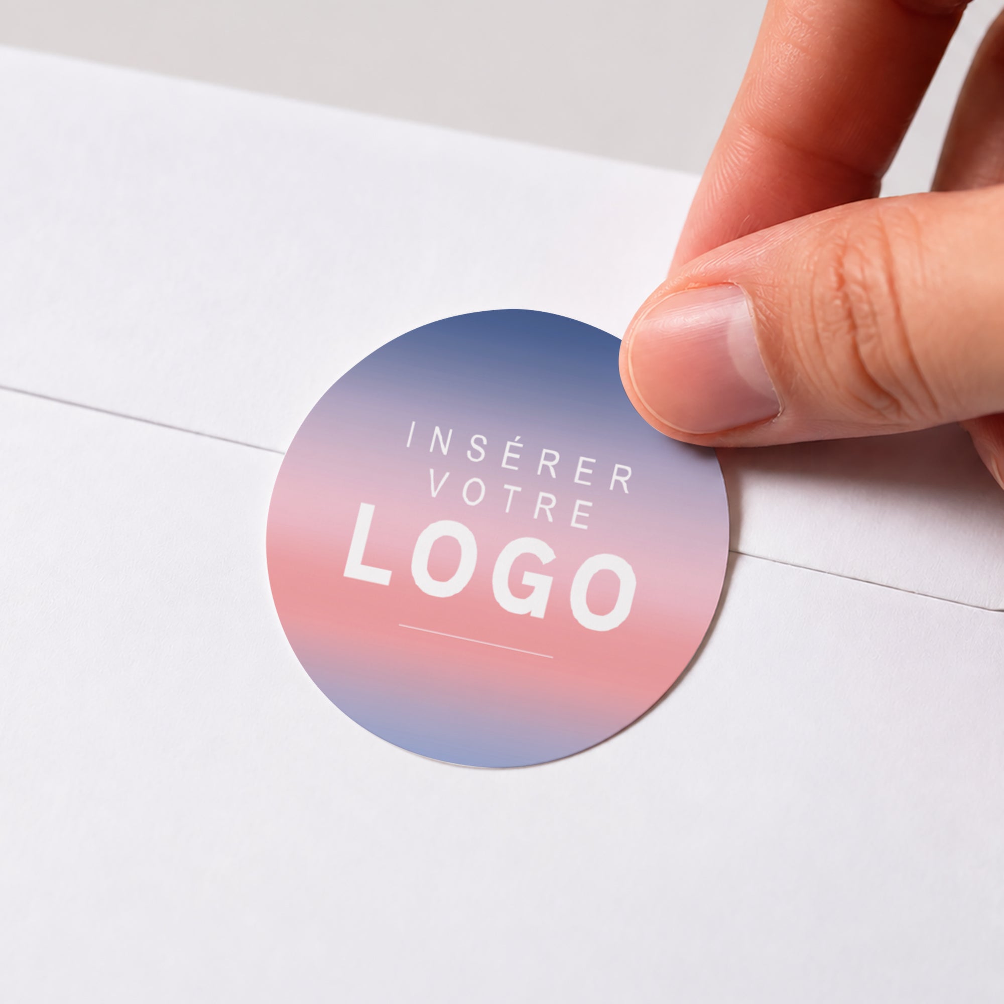 L’Instant Horizon | Vœux professionnels • Sticker • Rond photo N° 1