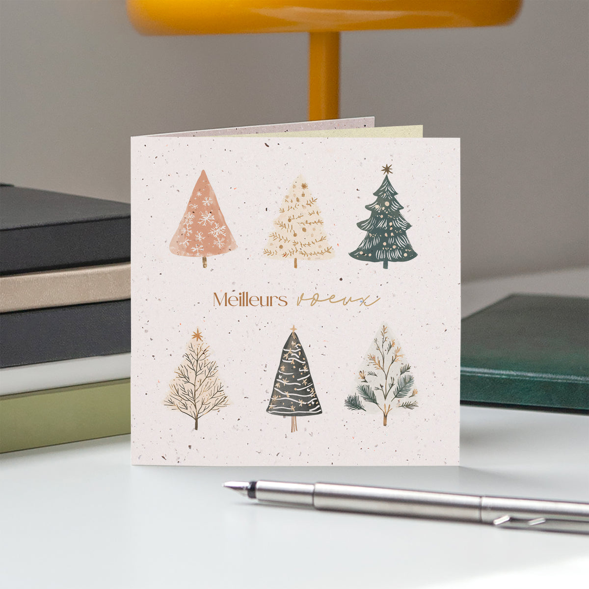 Harmonie des Sapins | Vœux professionnels • Carte de voeux • À planter pliable photo N° 5