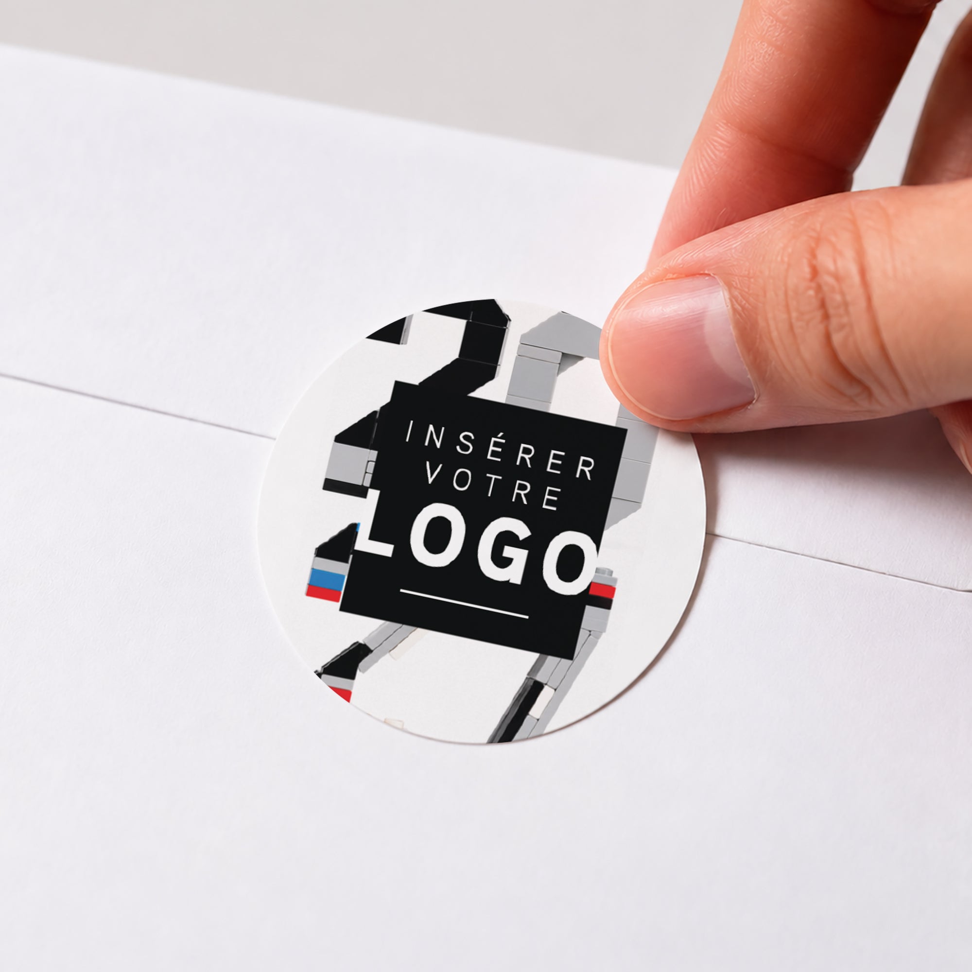Pièce par Pièce | Vœux professionnels • Sticker • Rond photo N° 1