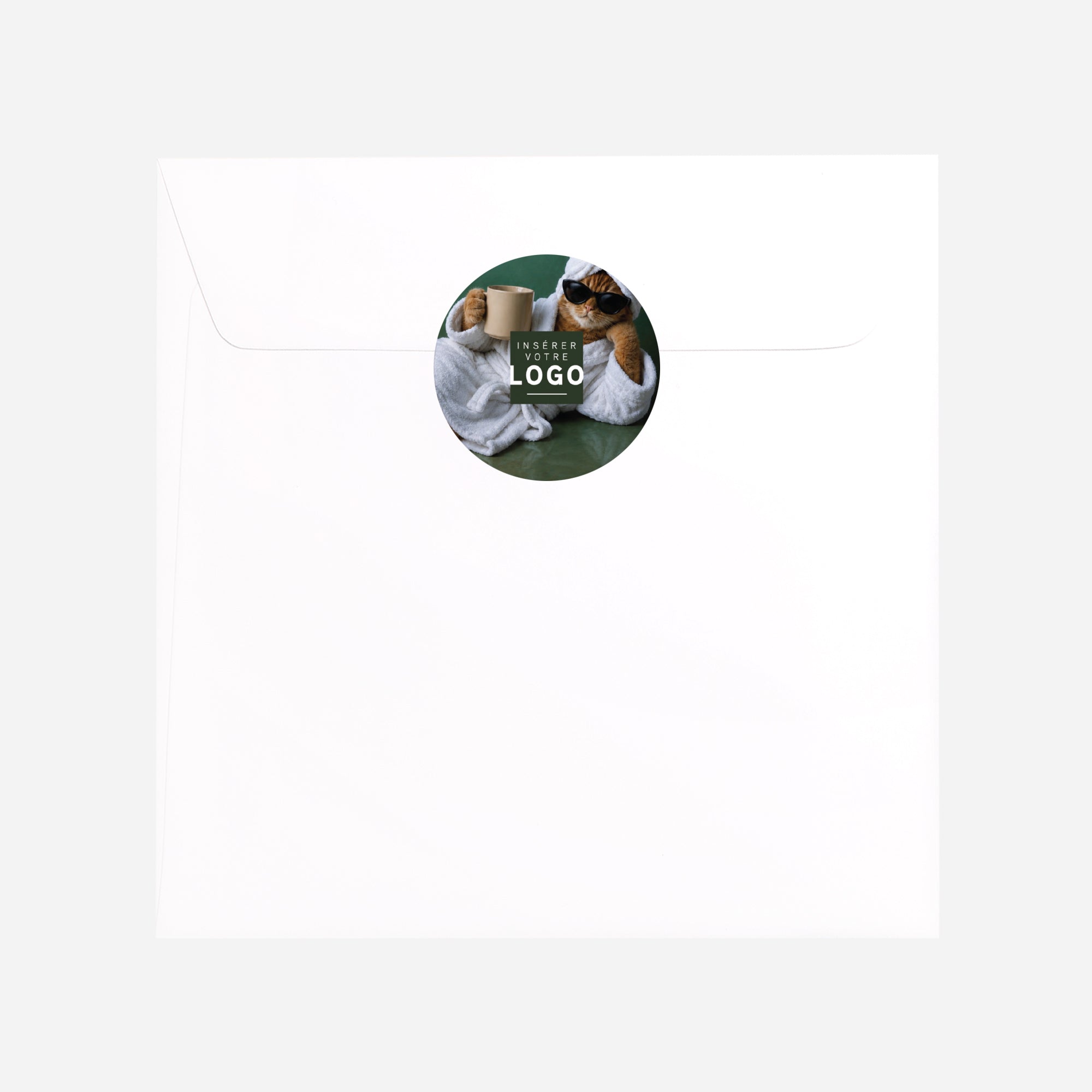 Pattes de Velours | Vœux professionnels • Sticker • Rond photo N° 3