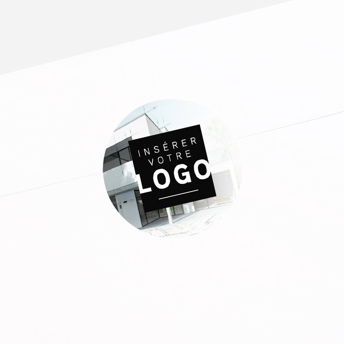 Regards sur l’Immobilier | Vœux professionnels • Sticker • Rond photo N° 2