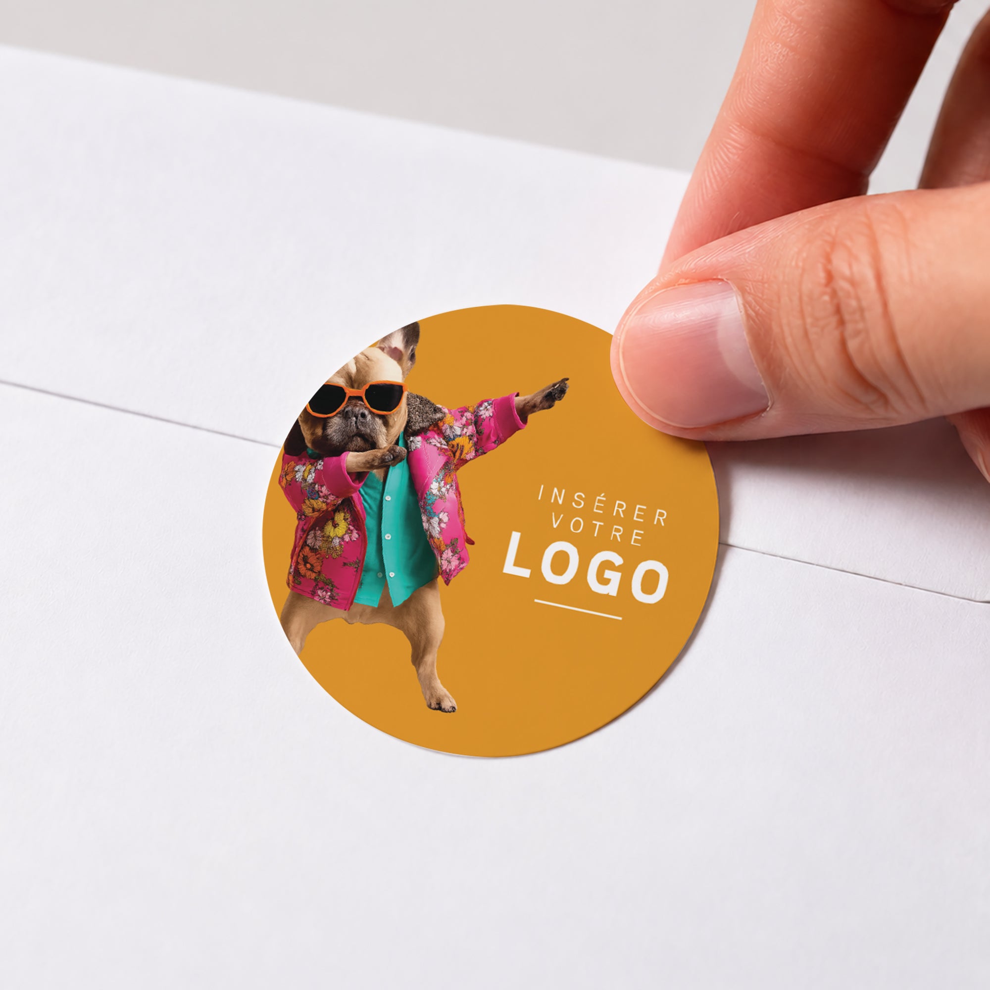 Le Grand Jeu | Vœux professionnels • Sticker • Rond photo N° 1