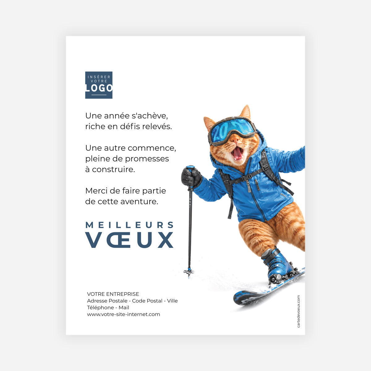 Effet Wahou | Vœux professionnels • Carte virtuelle • eCard Image photo N° 1