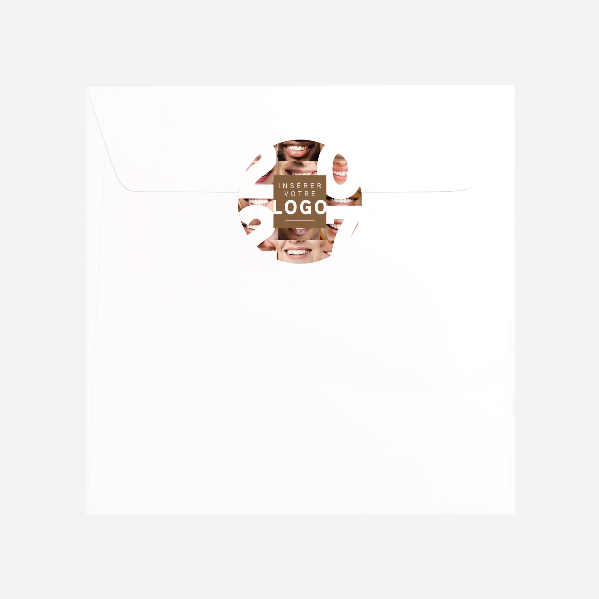 Sourires Partagés | Vœux professionnels • Sticker • Rond photo N° 3