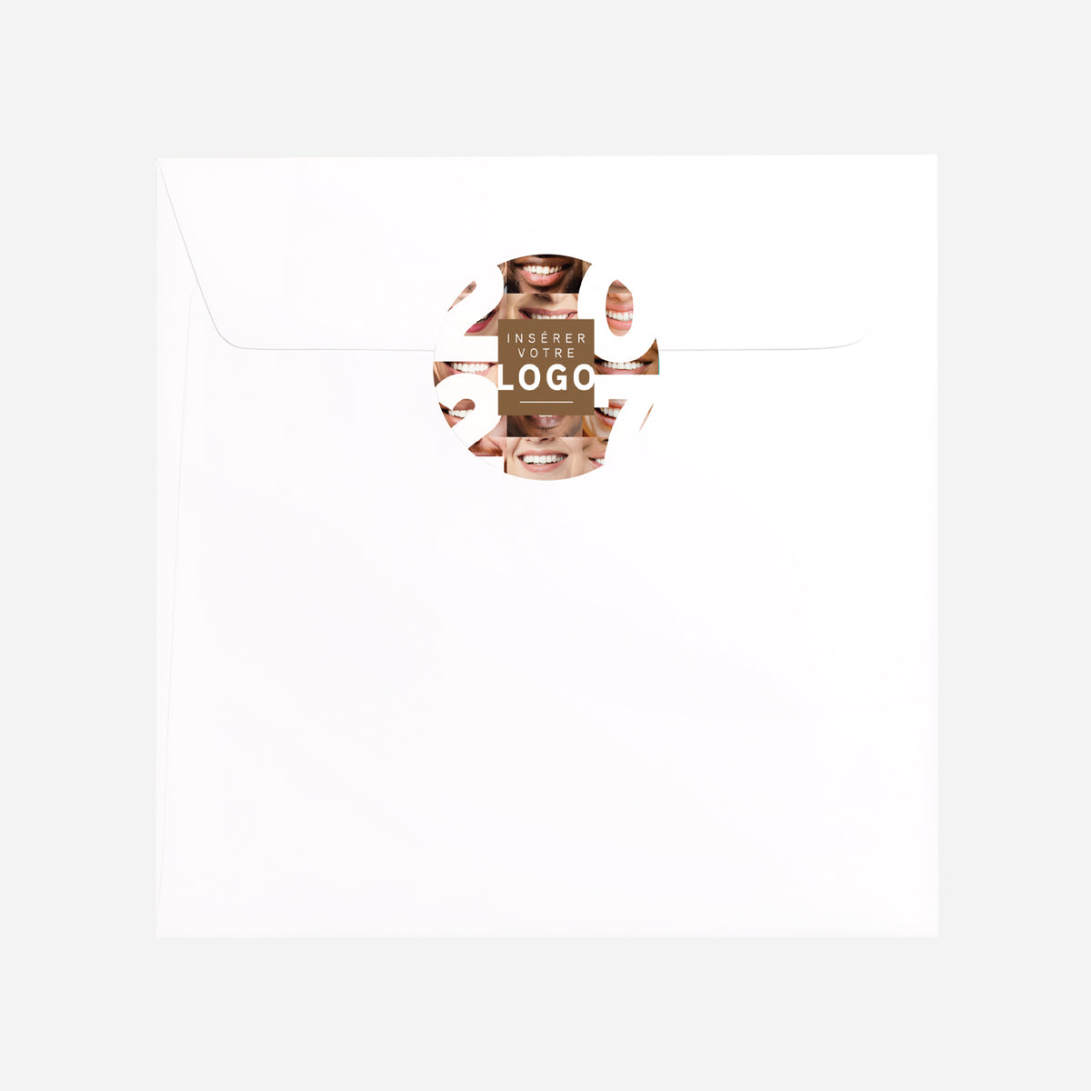 Sourires Partagés | Vœux professionnels • Sticker • Rond photo N° 3