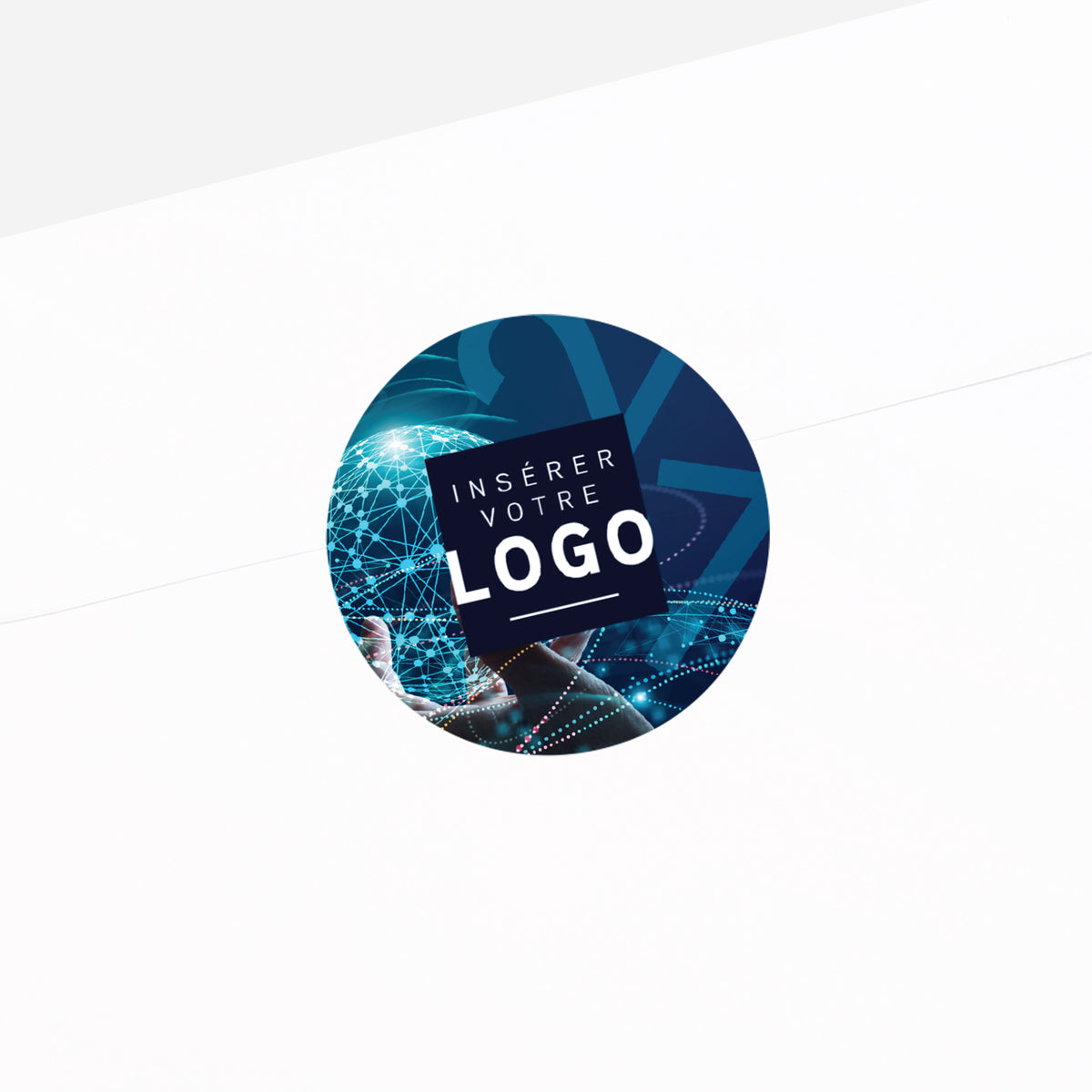 Vision Connectée | Vœux professionnels • Sticker • Rond photo N° 2