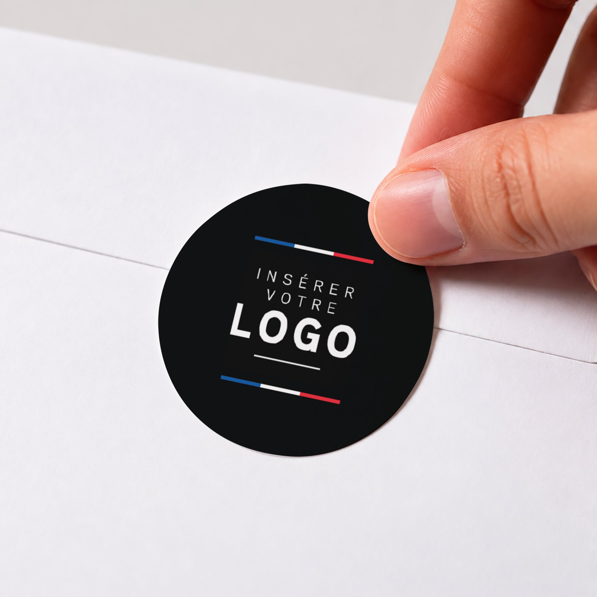 Reflets Français | Vœux professionnels • Sticker • Rond photo N° 1
