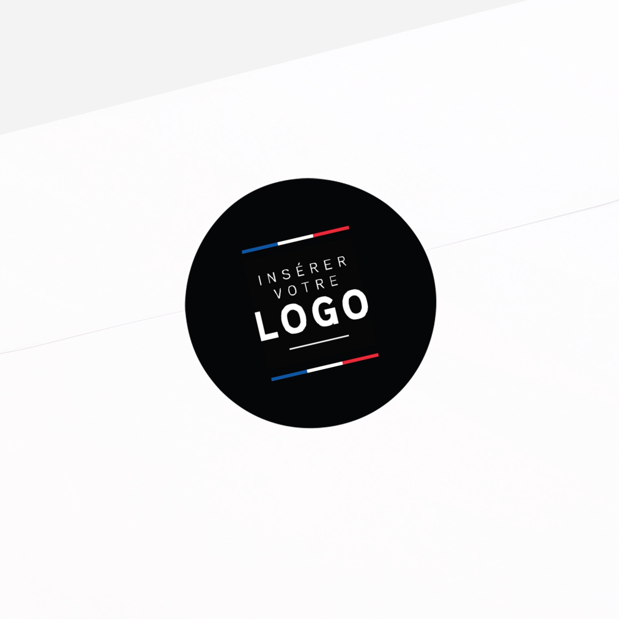 Reflets Français | Vœux professionnels • Sticker • Rond photo N° 2