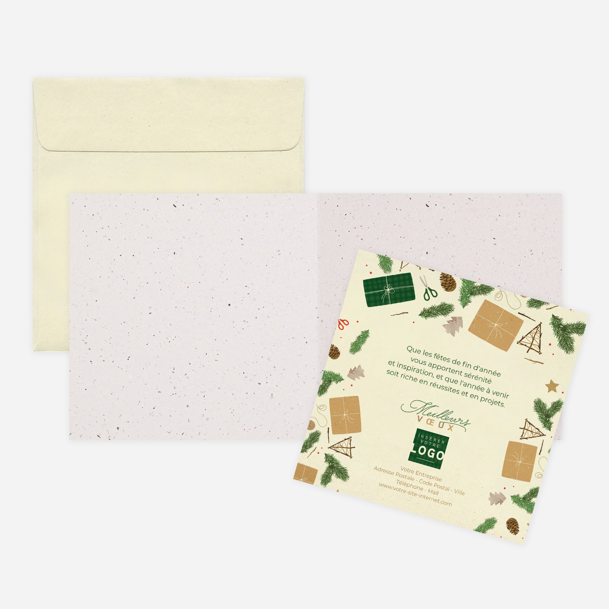 Déco noël | Vœux professionnels • Carte de voeux • À planter pliable photo N° 2