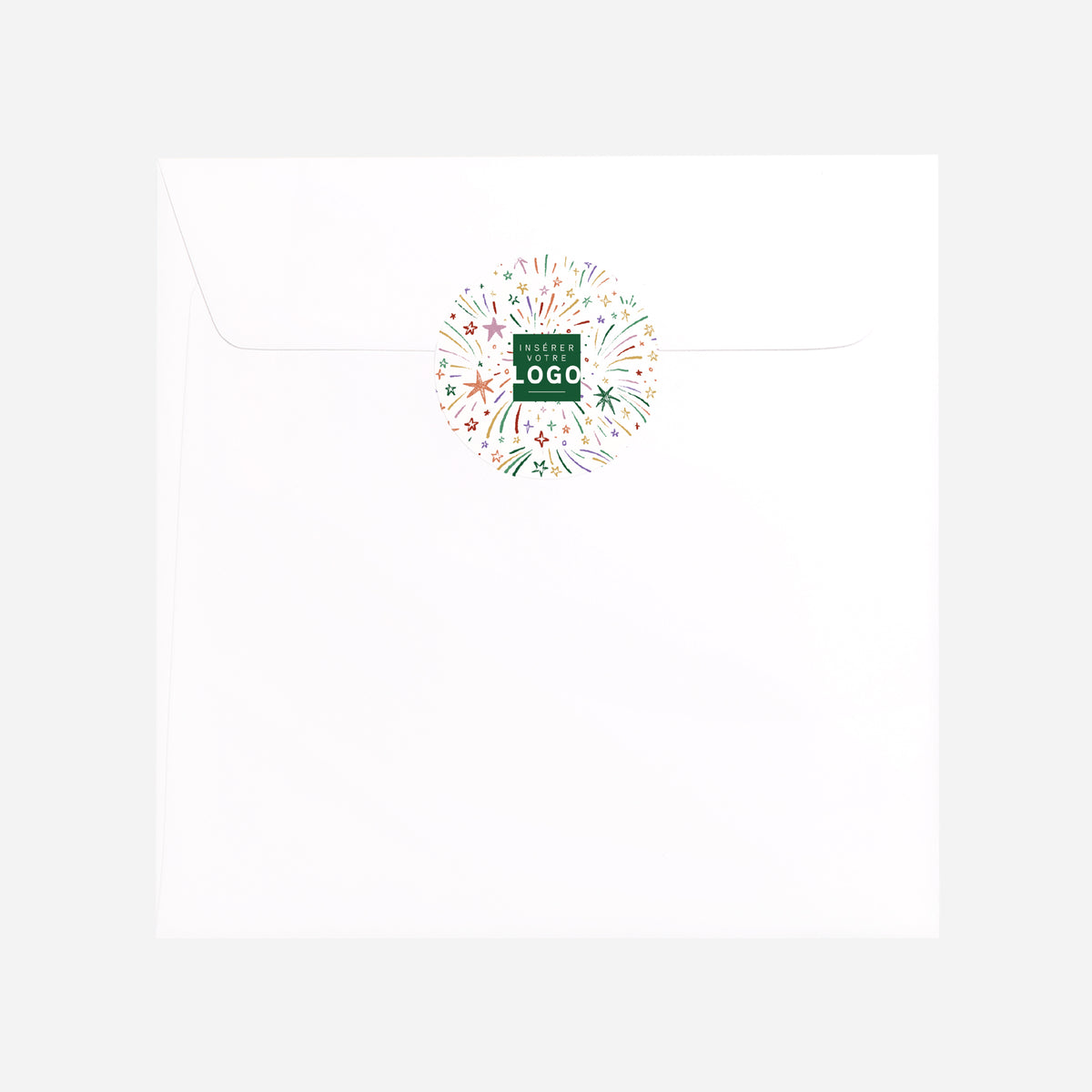 Firework | Vœux professionnels • Sticker • Rond photo N° 3