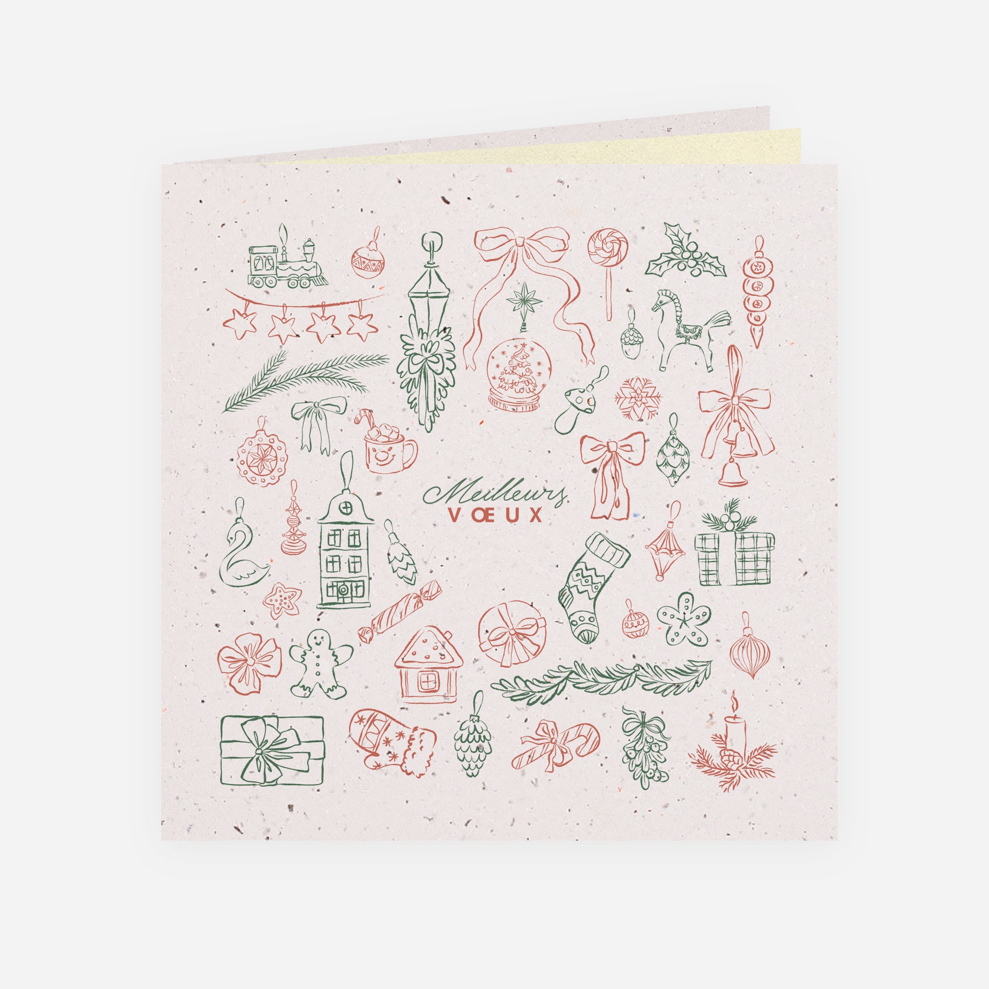 Xmas Elements | Vœux professionnels • Carte de voeux • À planter pliable photo N° 1