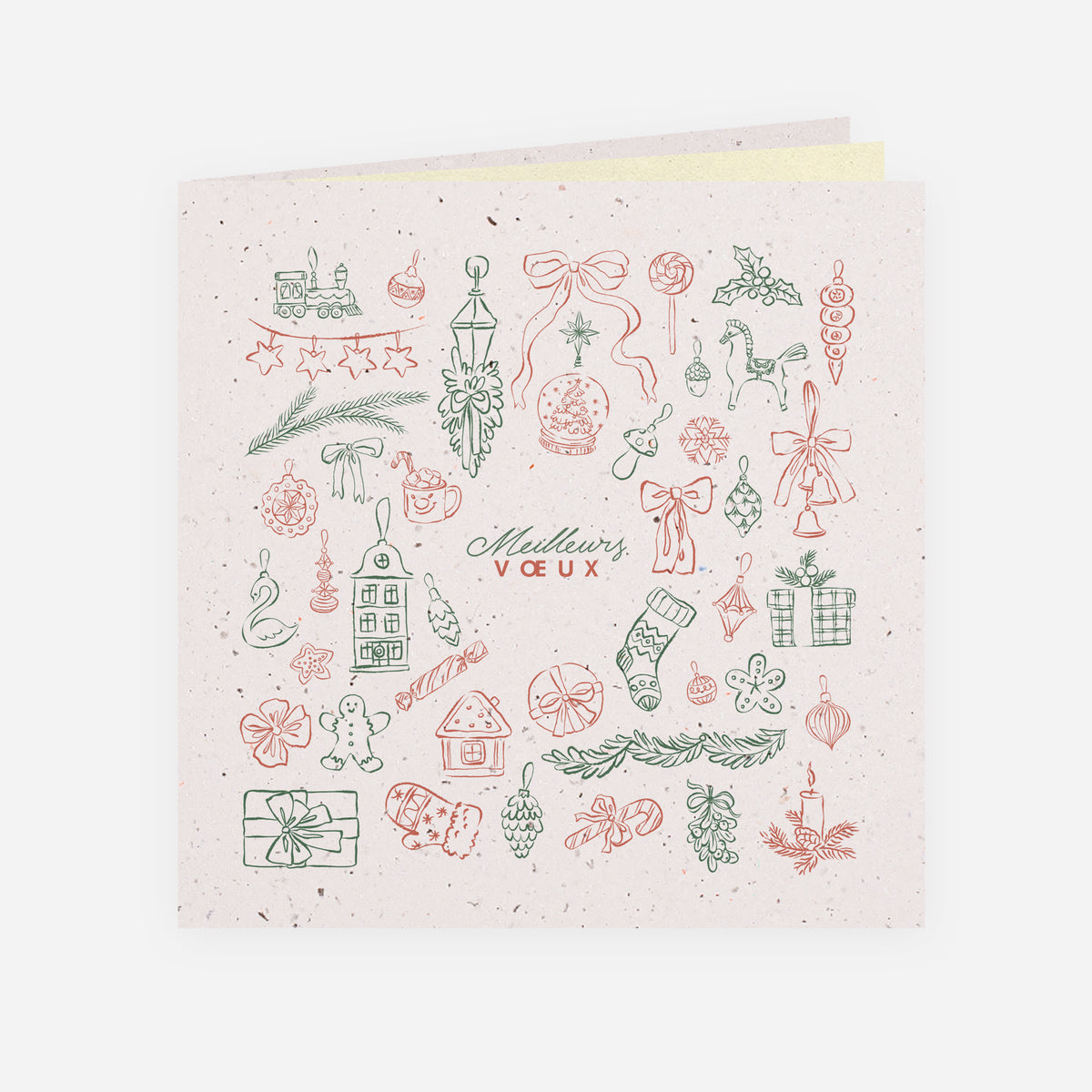 Xmas Elements | Vœux professionnels • Carte de voeux • À planter pliable photo N° 1