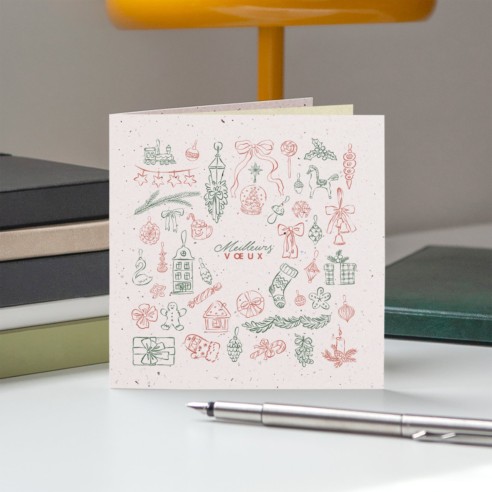 Xmas Elements | Vœux professionnels • Carte de voeux • À planter pliable photo N° 5