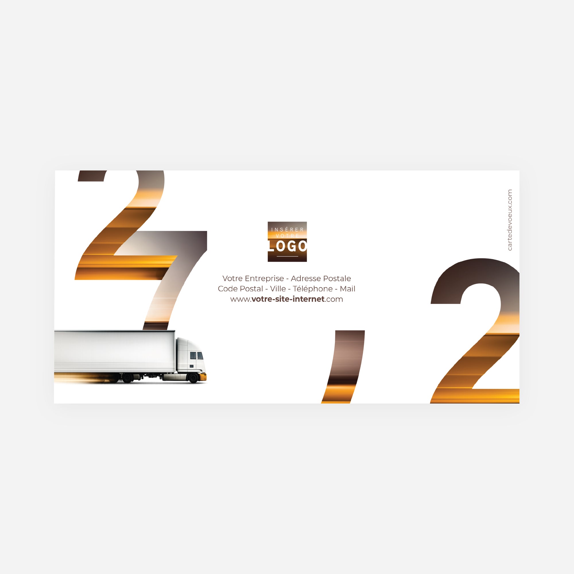 L'Excellence en Mouvement | Vœux professionnels • Carte de voeux • Rectangle double photo N° 3
