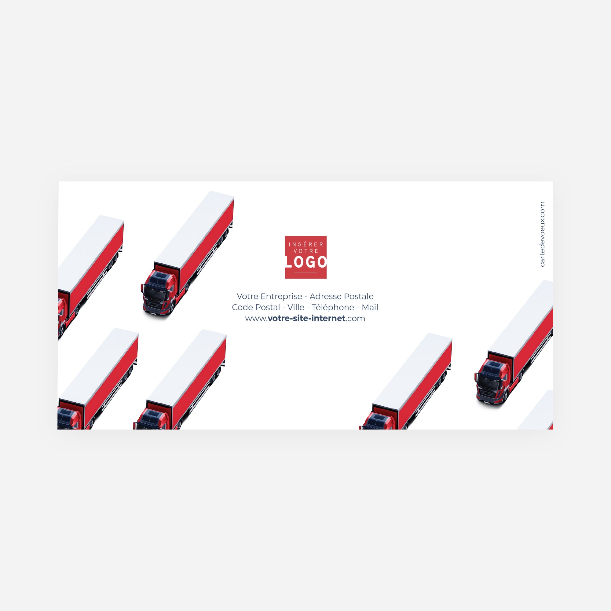 Trajectoires d'Exception | Vœux professionnels • Carte de voeux • Rectangle double photo N° 3