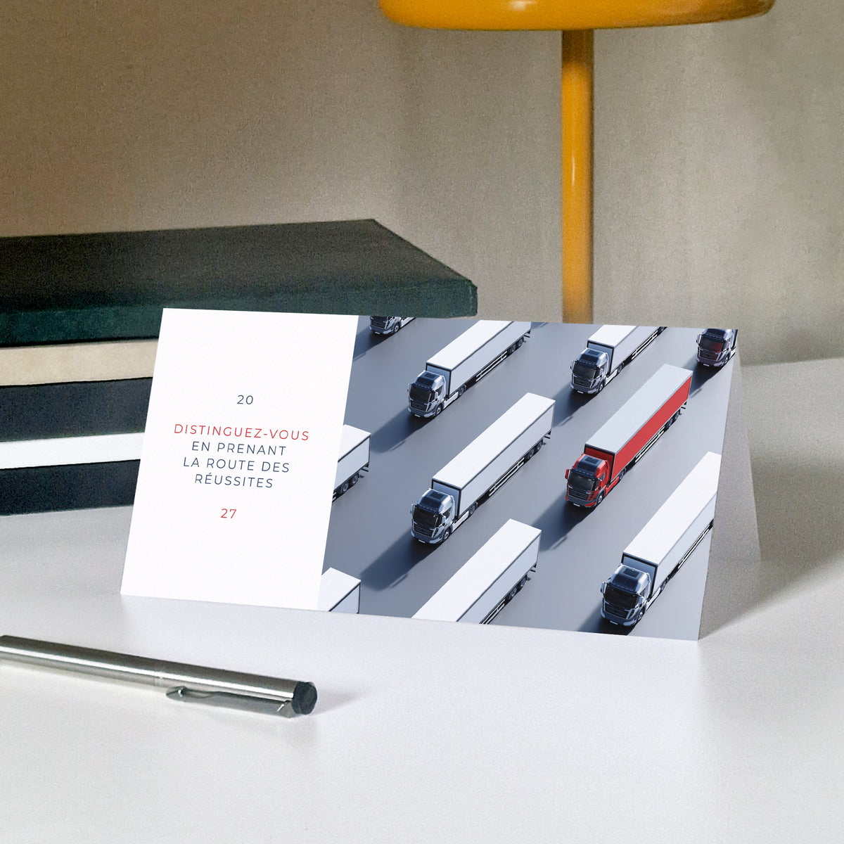 Trajectoires d'Exception | Vœux professionnels • Carte de voeux • Panoramique pliable photo N° 5