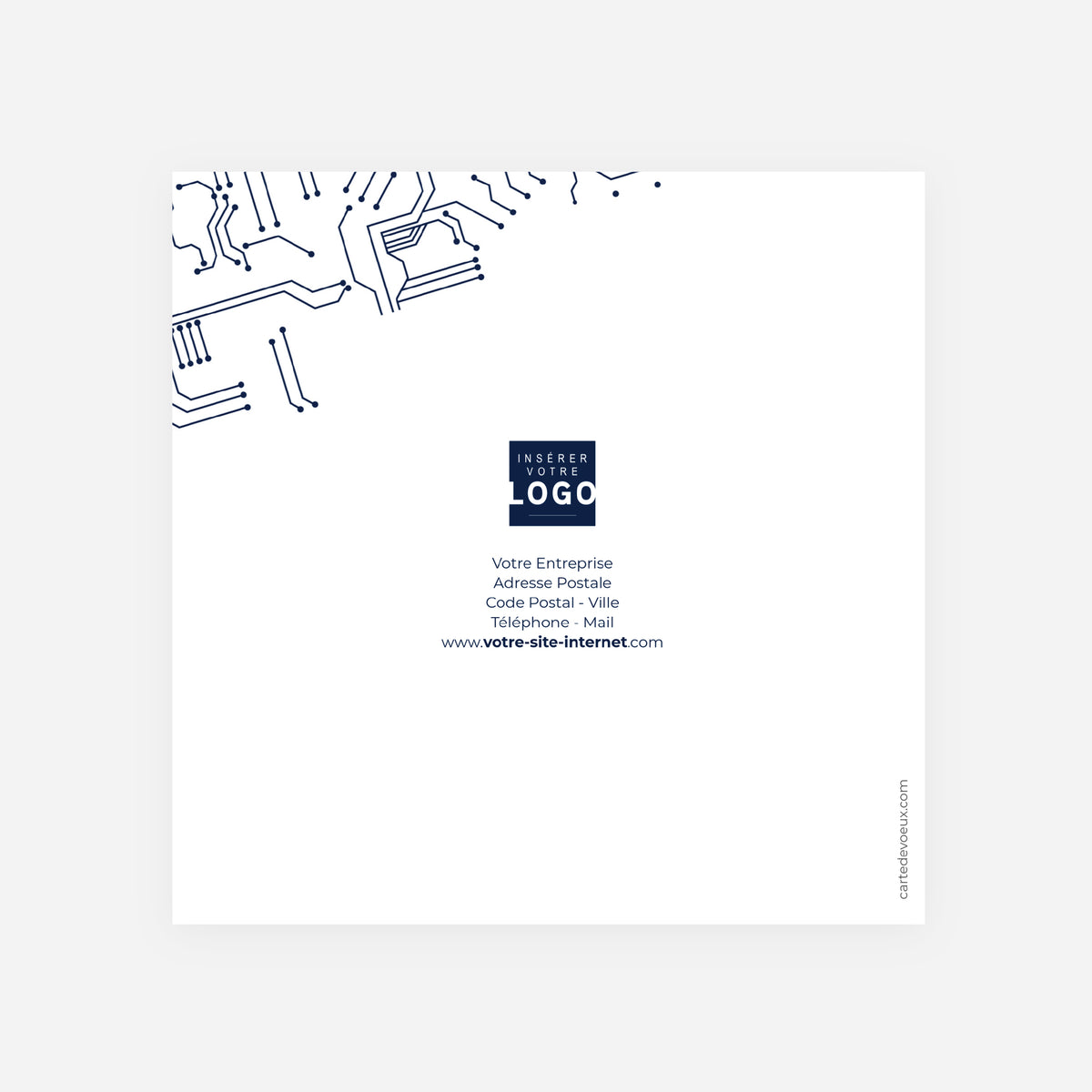 Réinventer les Possibles | Vœux professionnels • Carte de voeux • Carrée pliable photo N° 3