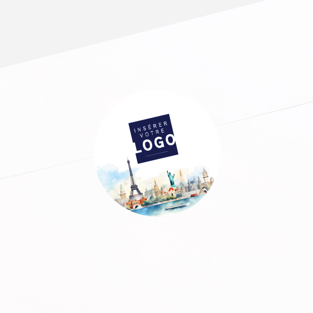 Destination Tourisme | Vœux professionnels • Sticker • Rond photo N° 2