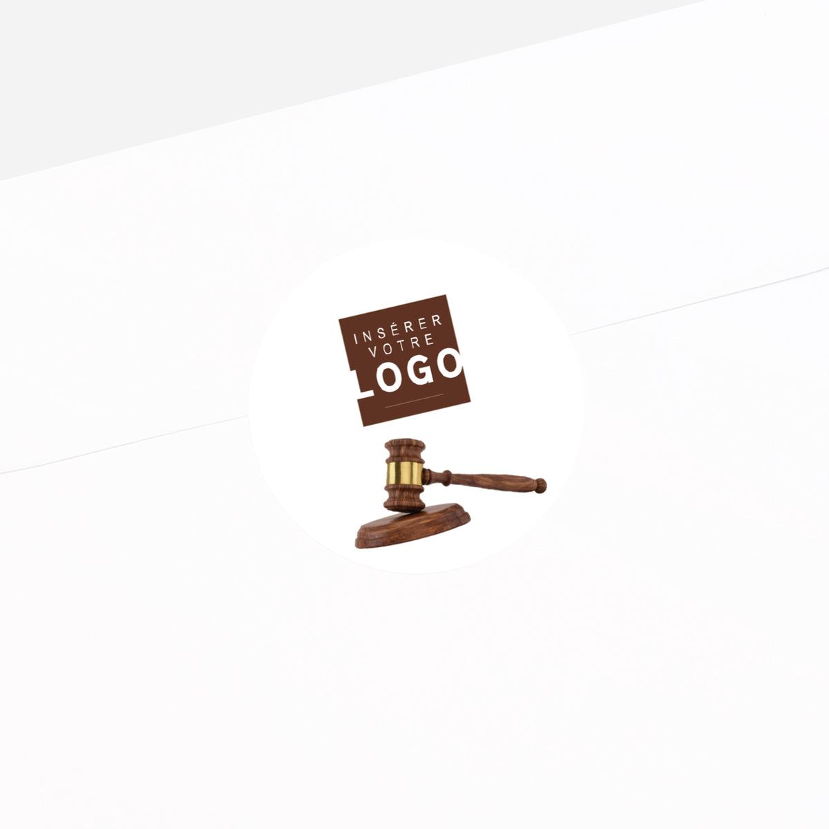 Les Codes du Juridique | Vœux professionnels • Sticker • Rond photo N° 2