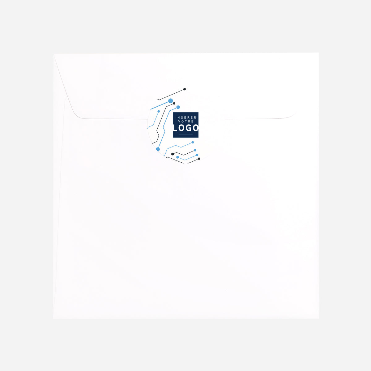 L'Avenir Connecté | Vœux professionnels • Sticker • Rond photo N° 3