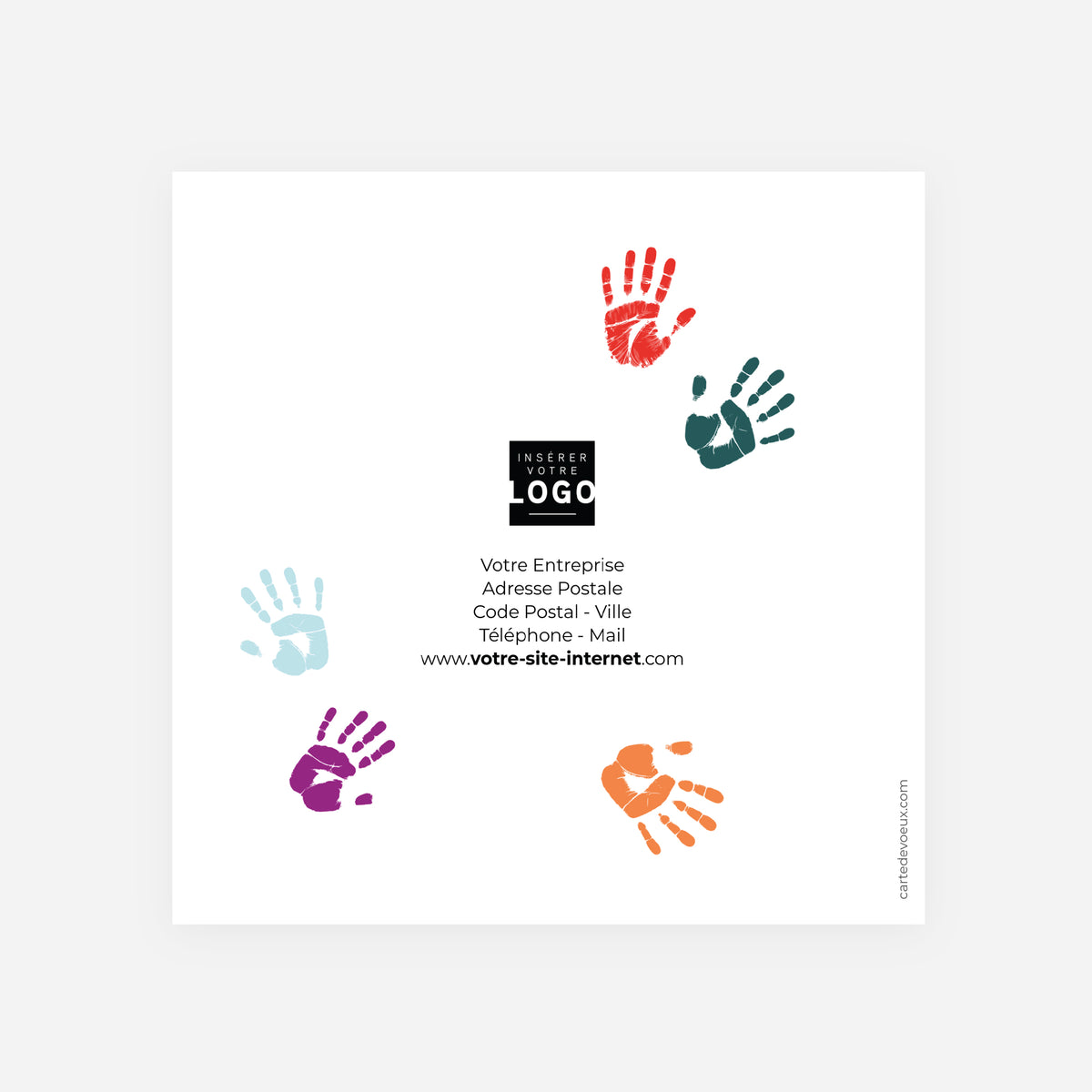 L’Arbre des Talents | Vœux professionnels • Carte de voeux • Carrée pliable photo N° 3