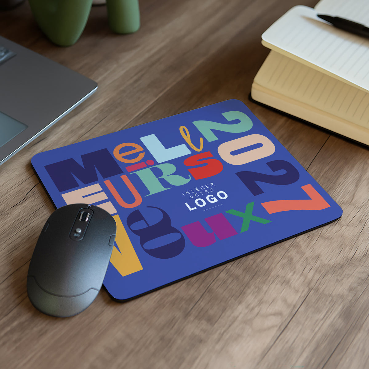 Vœux en Couleurs | Cadeau entreprise • Tapis de souris • 23 x 19,6 cm photo N° 1