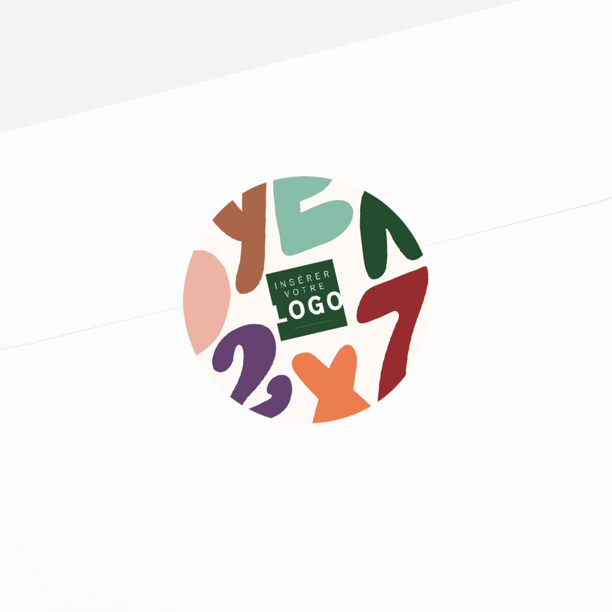 Vœux en Grand | Vœux professionnels • Sticker • Rond photo N° 2