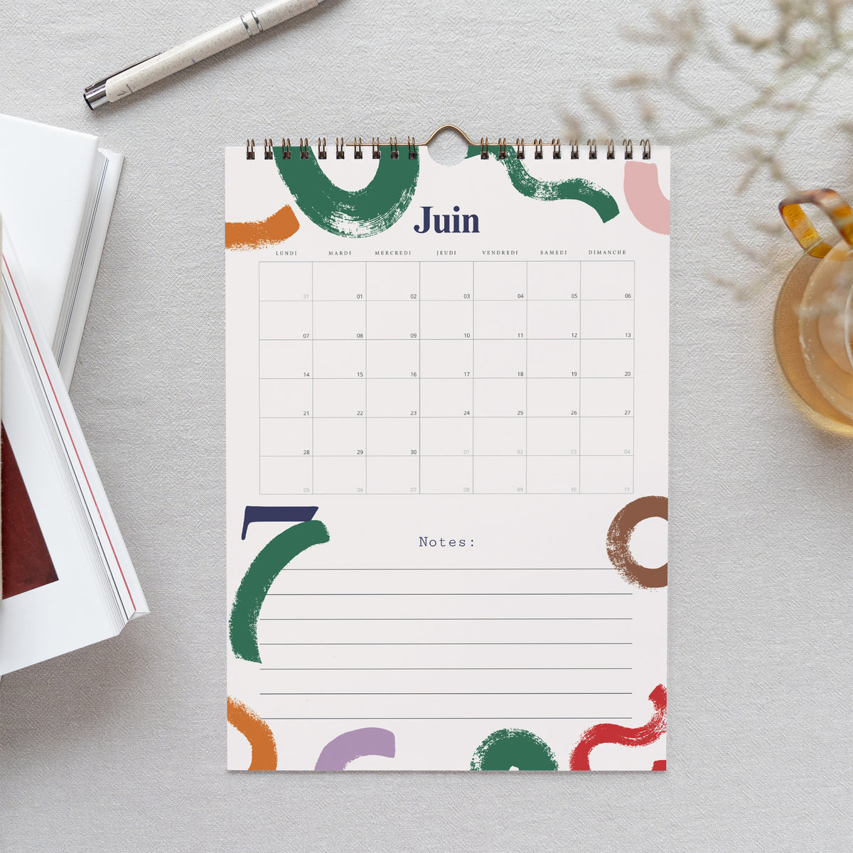 Creative Flow | Vœux professionnels • Calendrier professionnel • Mural A4 photo N° 2